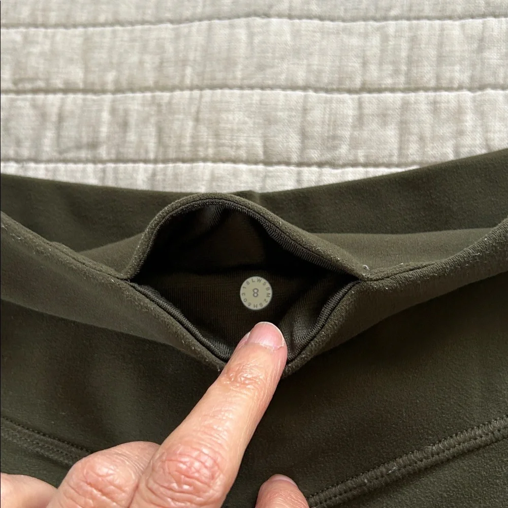 Lululemon Aline army green high rise legging joggers full length 8​ - Picture 12 of 16